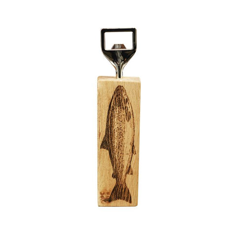 Oak Bottle Opener, Salmon