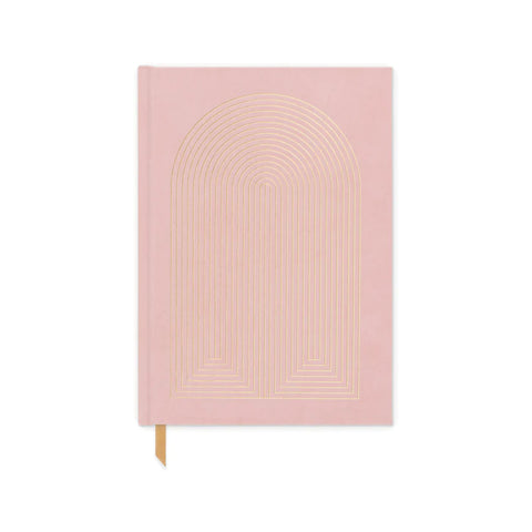 Journal - Dusty Pink Radiant Rainbow