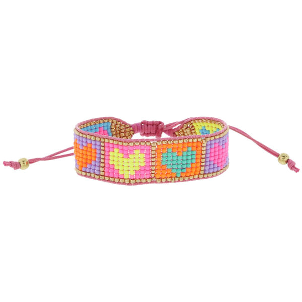 Woven Beaded Band Bracelet