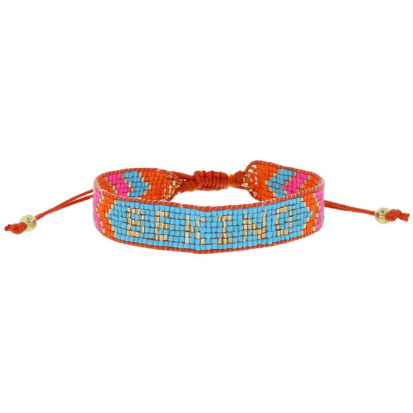 Woven Beaded Band Bracelet