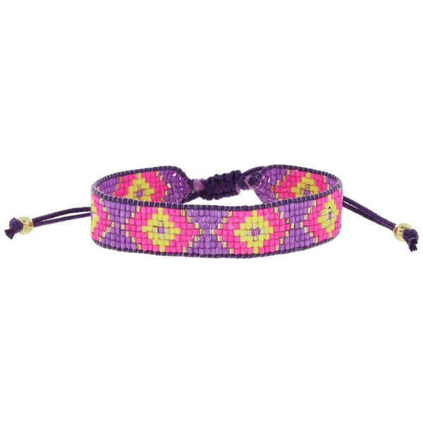 Woven Beaded Band Bracelet