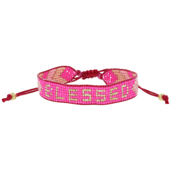 Woven Beaded Band Bracelet