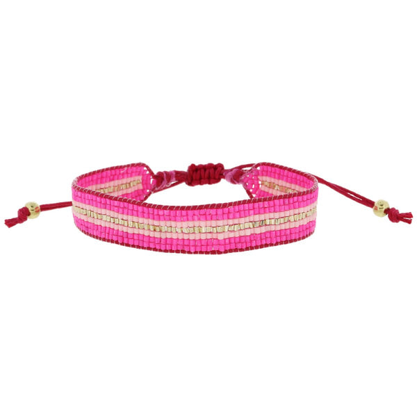 Woven Beaded Band Bracelet