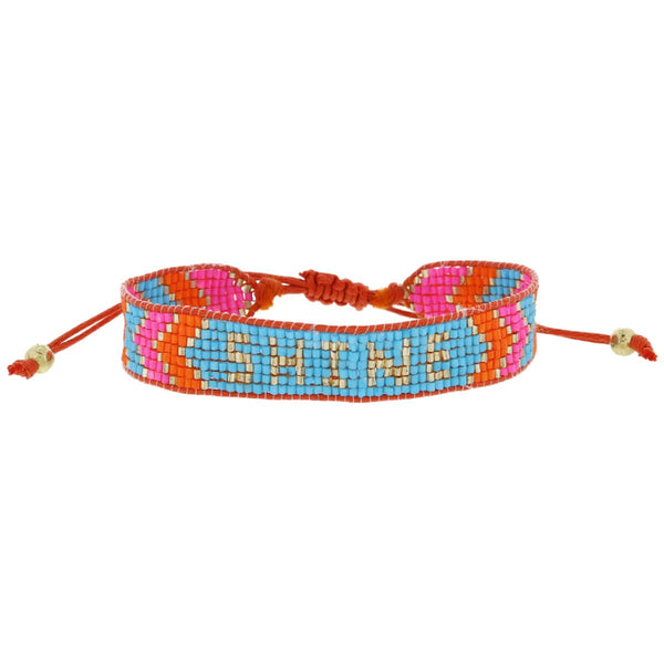 Woven Beaded Band Bracelet