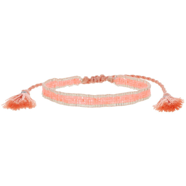 Woven Beaded Bracelet, Thin