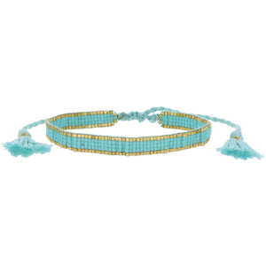 Woven Beaded Bracelet, Thin