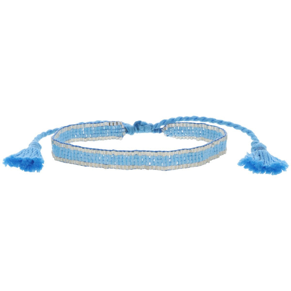 Woven Beaded Bracelet, Thin