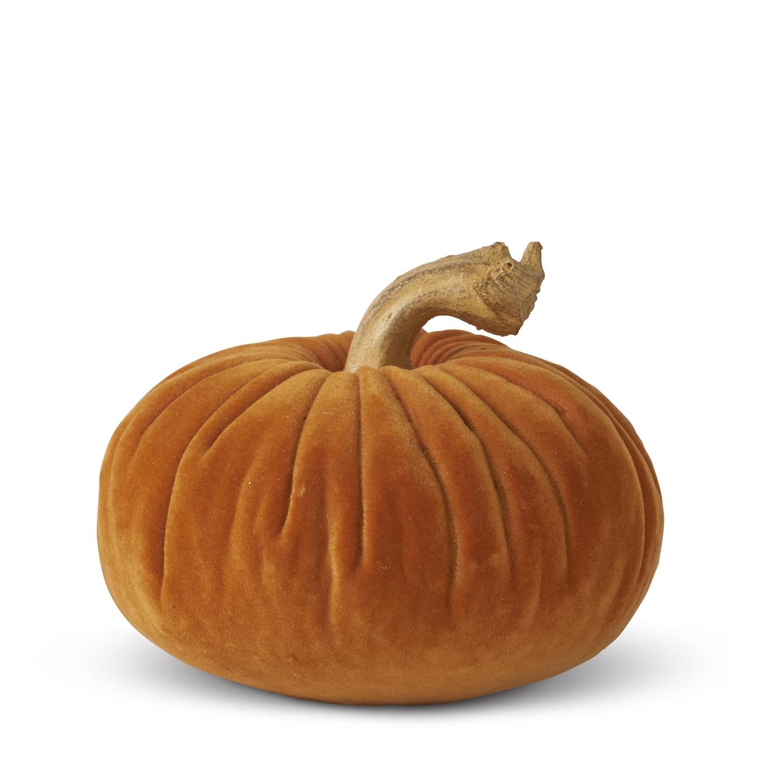 Orange Velvet Pumpkin, Medium