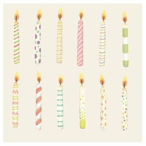 Birthday Candle Napkins