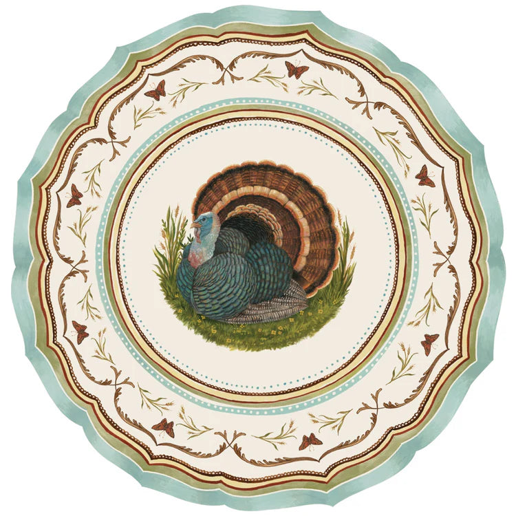 Die Cut Heritage Turkey China Placemat