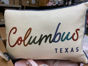 Columbus Rainbow Pillow