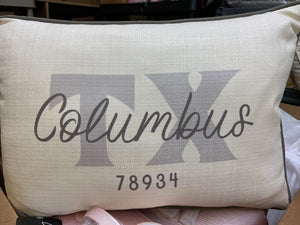 Columbus Grey Pillow