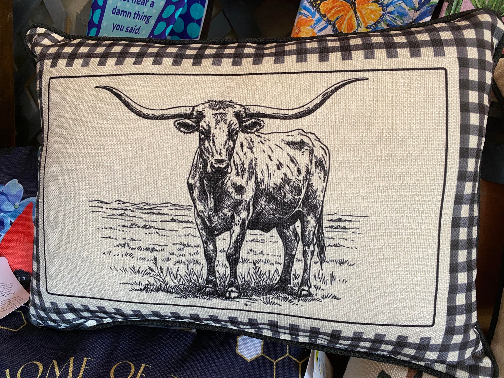 Gingham Longhorn