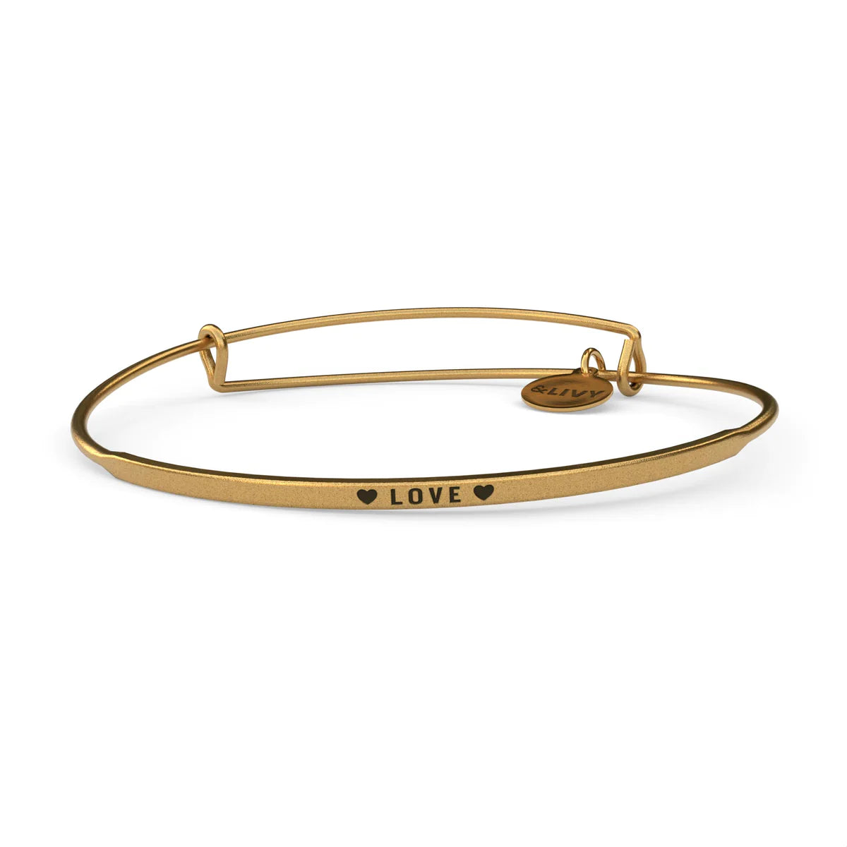 "Love" Posey Bangle