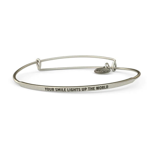 "Your Smile Lights Up the World" Posey Bangle