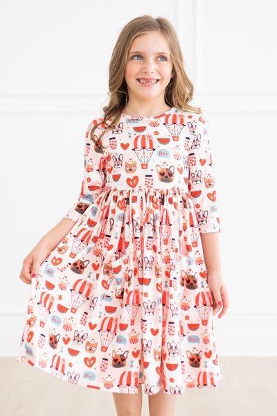 Puppy Love Pocket Twirl Dress