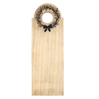 Wreath Handle Wood Board