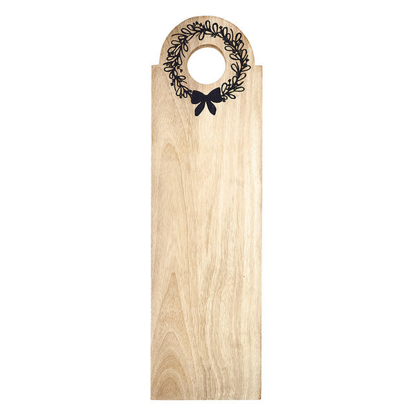 Wreath Handle Wood Board