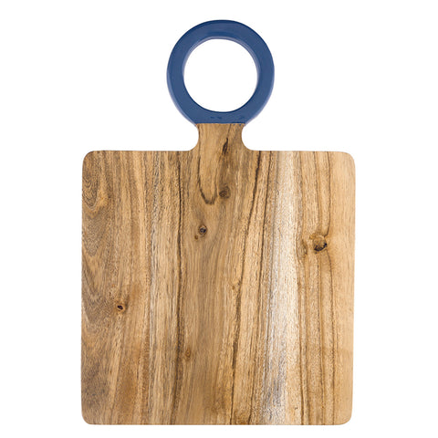 Wood Board with Enamel Handle