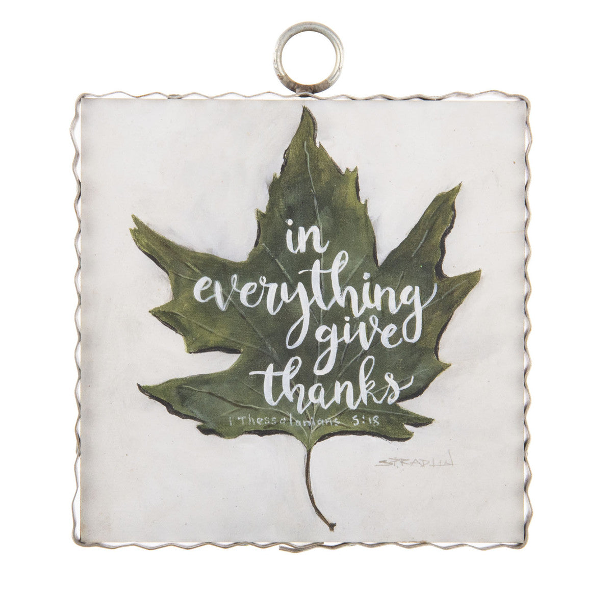 Charm - "Give Thanks" Leaf