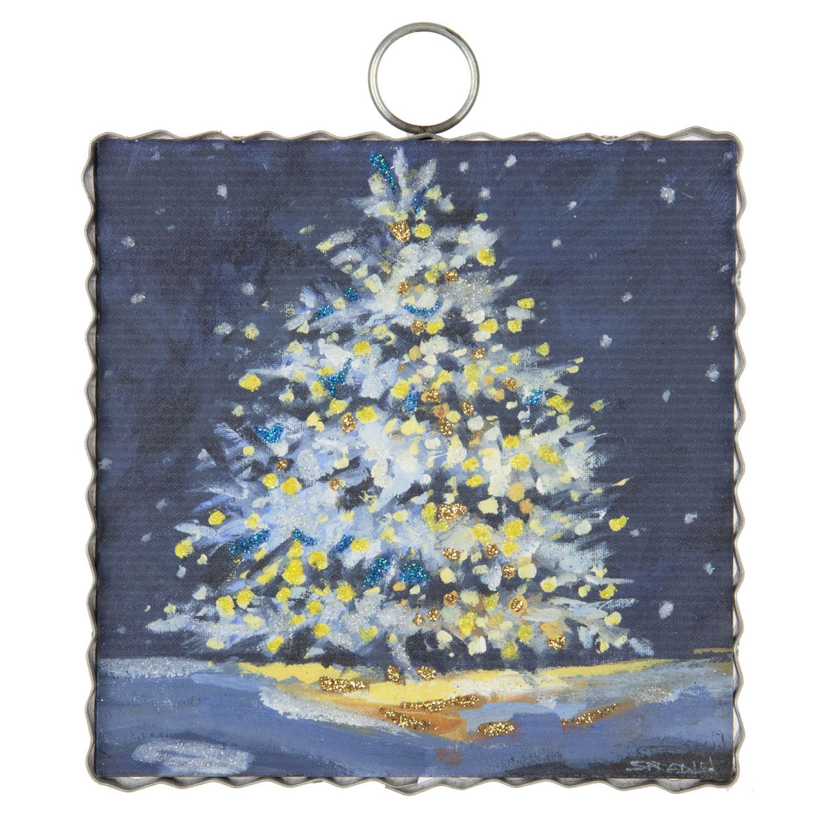 Charm - Blue & Gold Tree