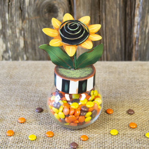 Sunflower Bubble Jar