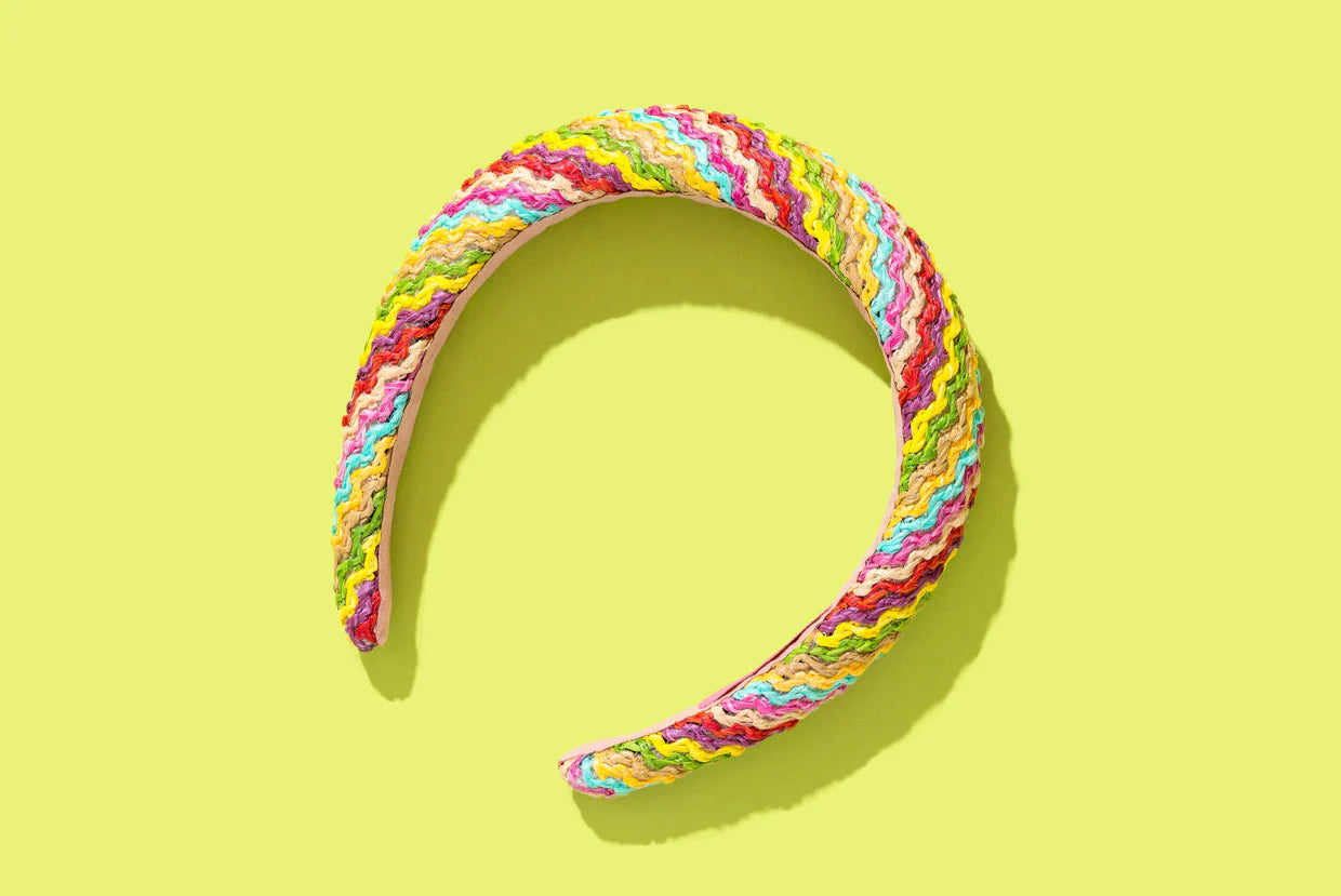 Ava Colorful Rattan Headband