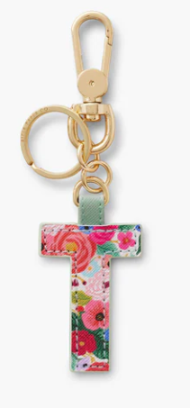 Garden Party Monogram Key Ring