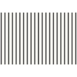 Black Ribbon Stripe Placemat