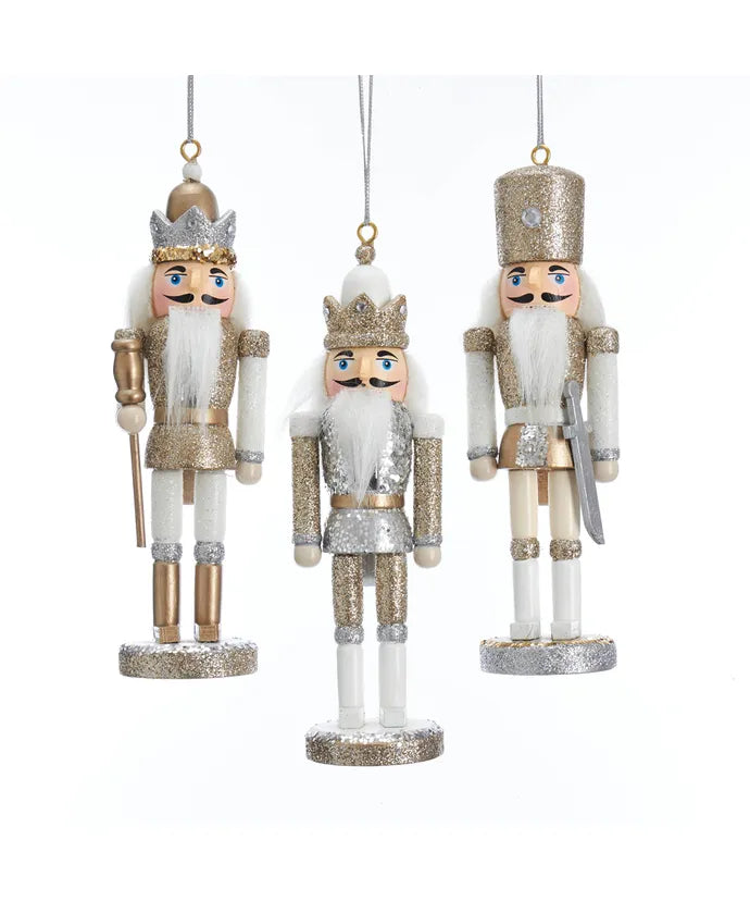 White Nutcracker Ornament