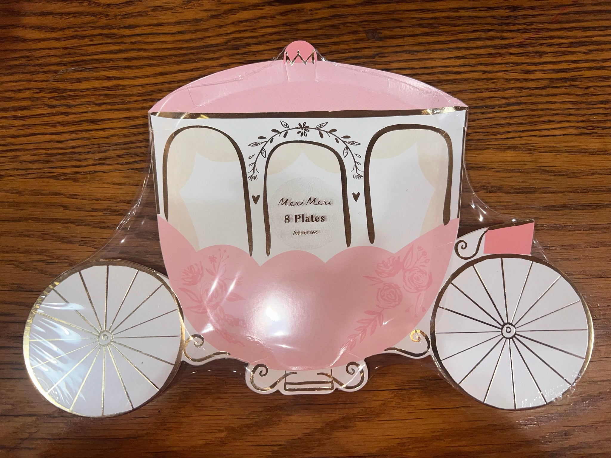 Princess Carriage Dessert Plates