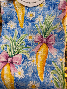 Carrots with Pink Bows, Eco-Friendly Towel