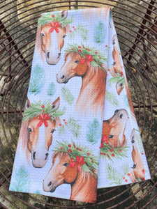 Horses with Wreaths, Eco - Friendly Towels