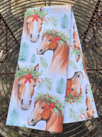 Horses with Wreaths, Eco - Friendly Towels