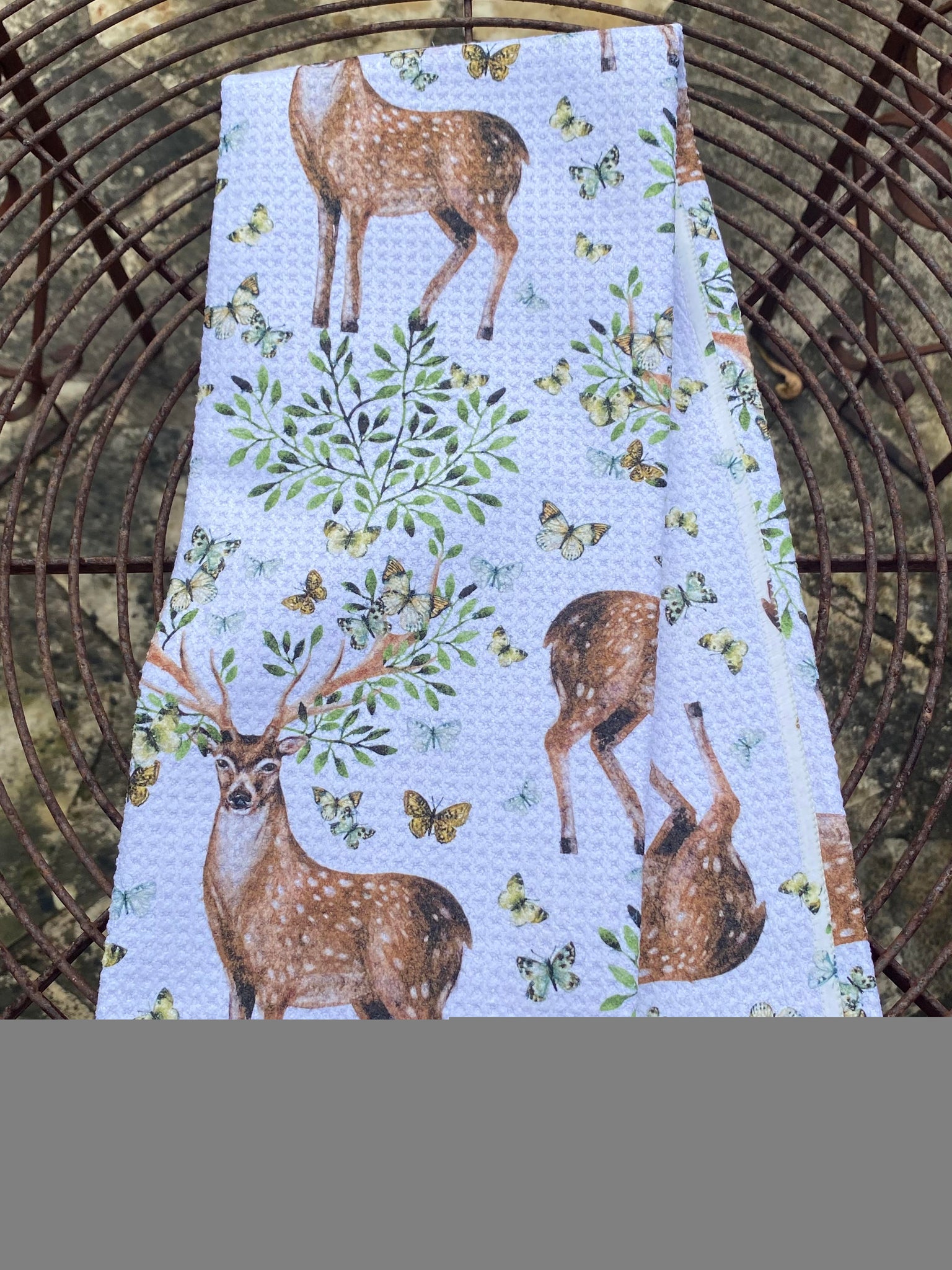 Deer & Butterflies, Eco - Friendly Towels