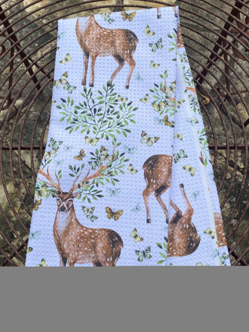 Deer & Butterflies, Eco - Friendly Towels