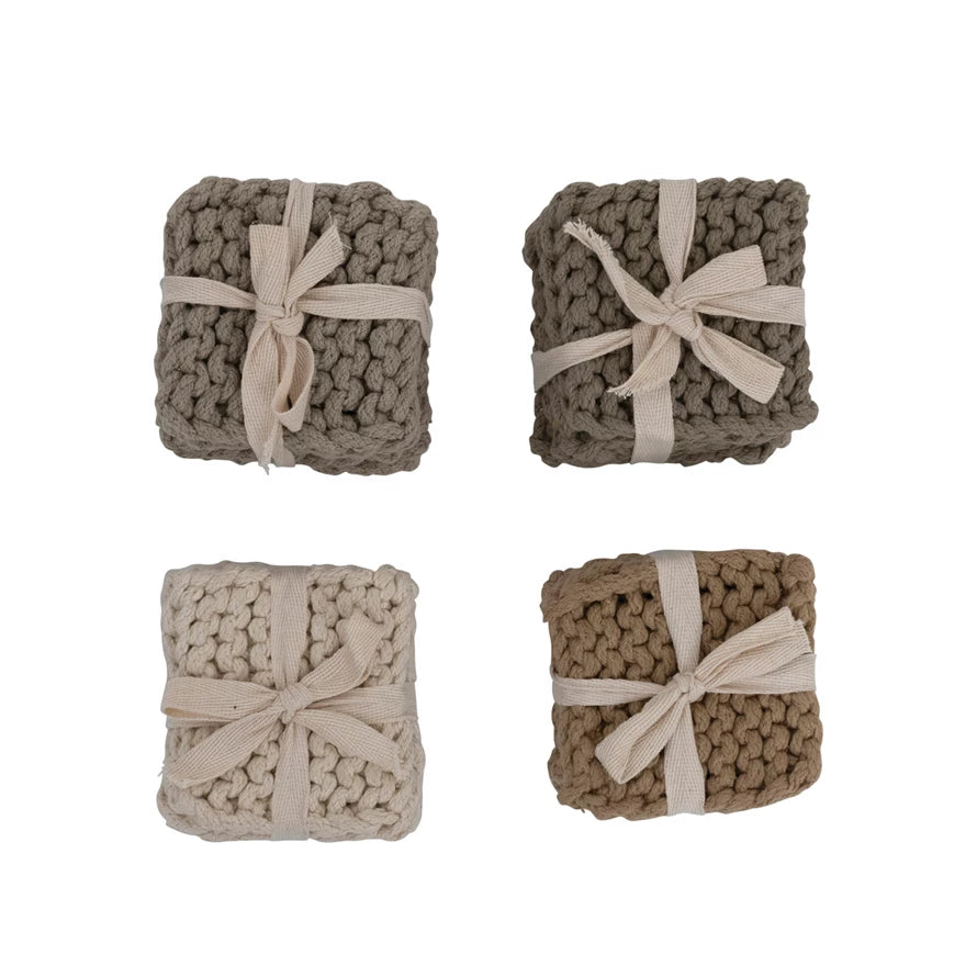 Cotton Crocheted Coasters