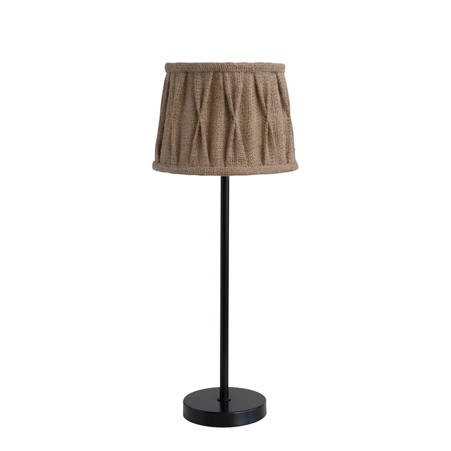 Metal Candlestick Table Lamp