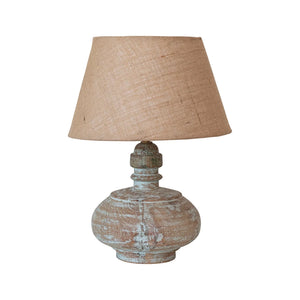 Reclaimed Wood Table Lamp