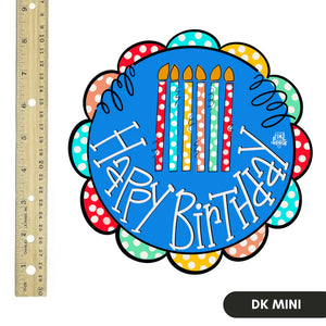 Birthday Circle Mini for Door Hanger