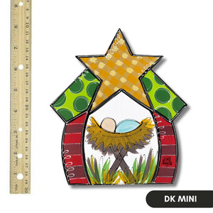 Star Nativity Mini for Door Hanger