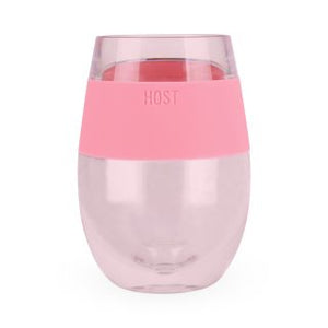 Wine Freeze Cooling Cup, Translucent Pink