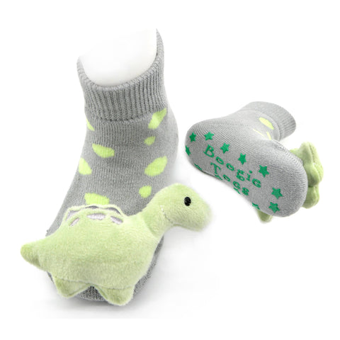 Green Dinosaur Boogie Toes Rattle Socks: 0 - 1 Y