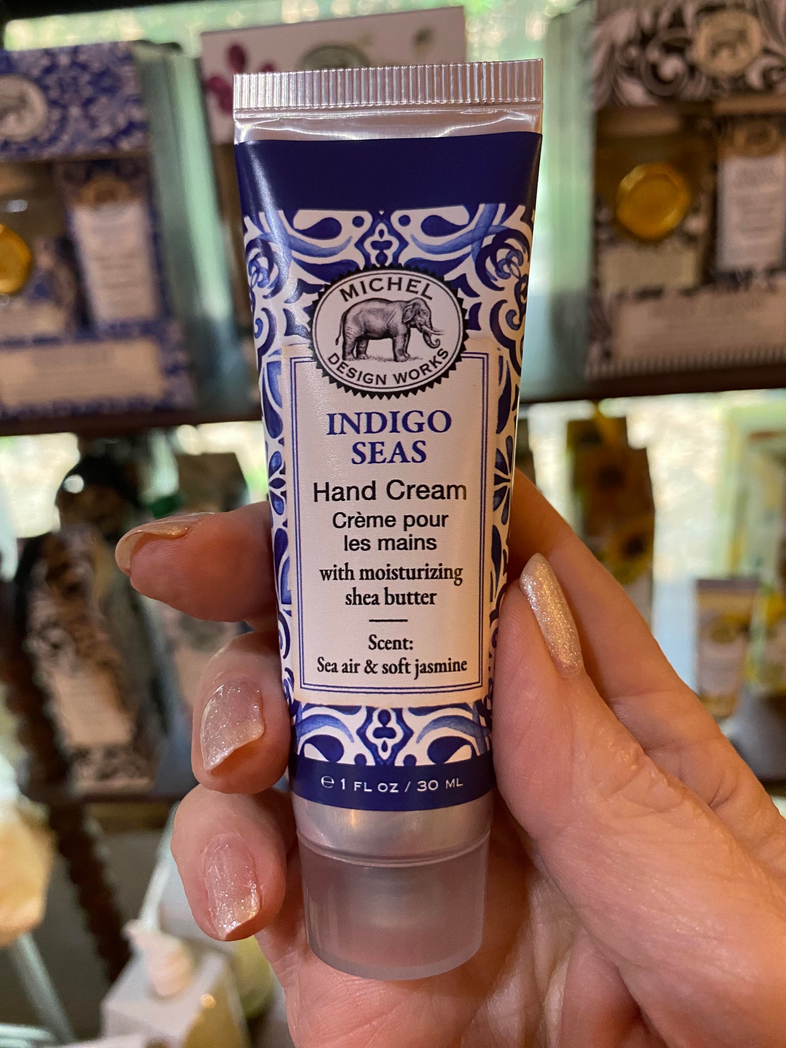 Shea Butter Travel Hand Cream- Indigo Seas