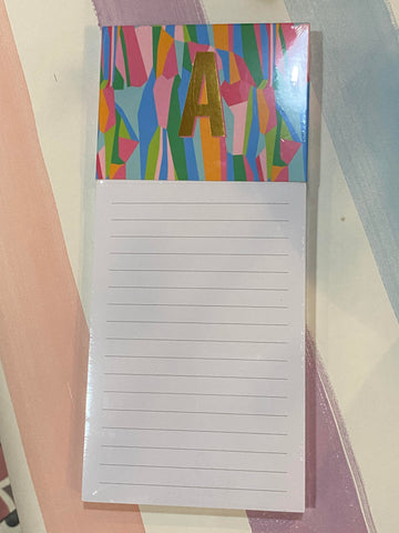 Initial Magnetic Notepad