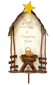 Love Came Down Nativity Stake