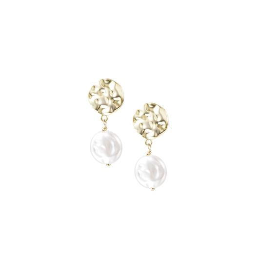 Horizon Pearl Stud Earring