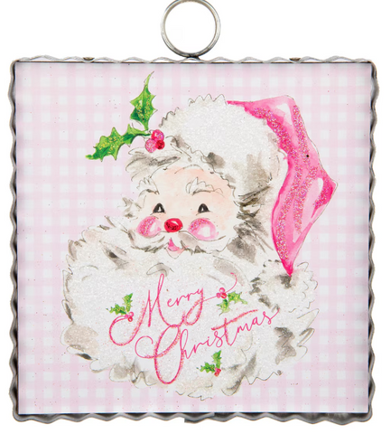 Charm - Pink Santa