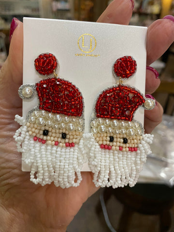 Santa Fringe  Earrings