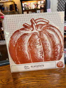 Die Cut Pumpkin Placemat